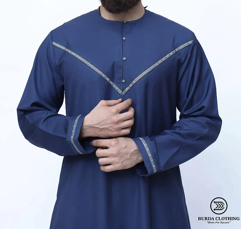 EMIRATI ADULT THOBE (BLUE EDITION)