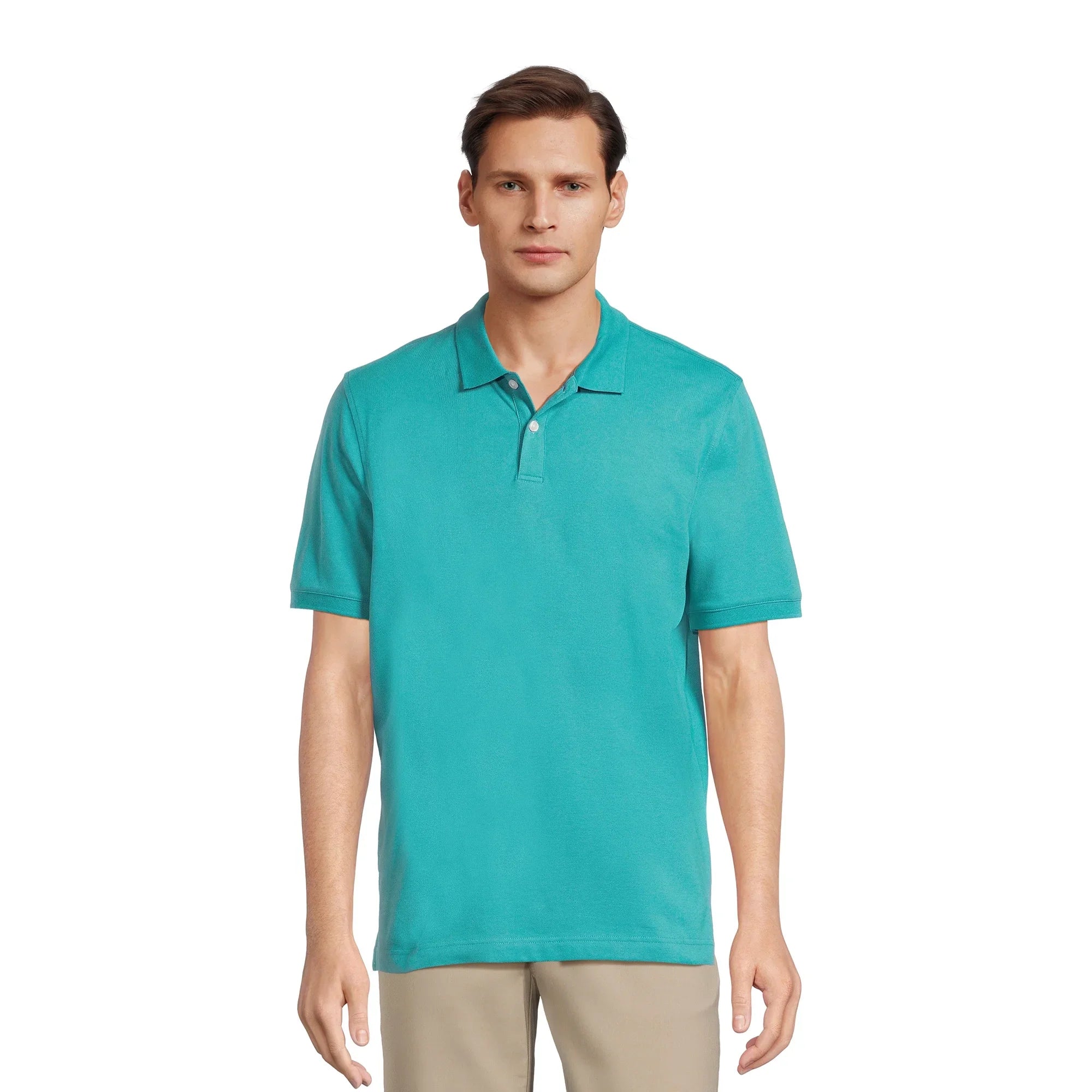 George Men's and Big Men's Pique Polo Shirt with Short Sleeves, Sizes XS-3XL