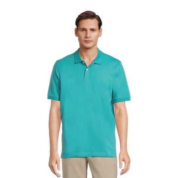 George Men's and Big Men's Pique Polo Shirt with Short Sleeves, Sizes XS-3XL