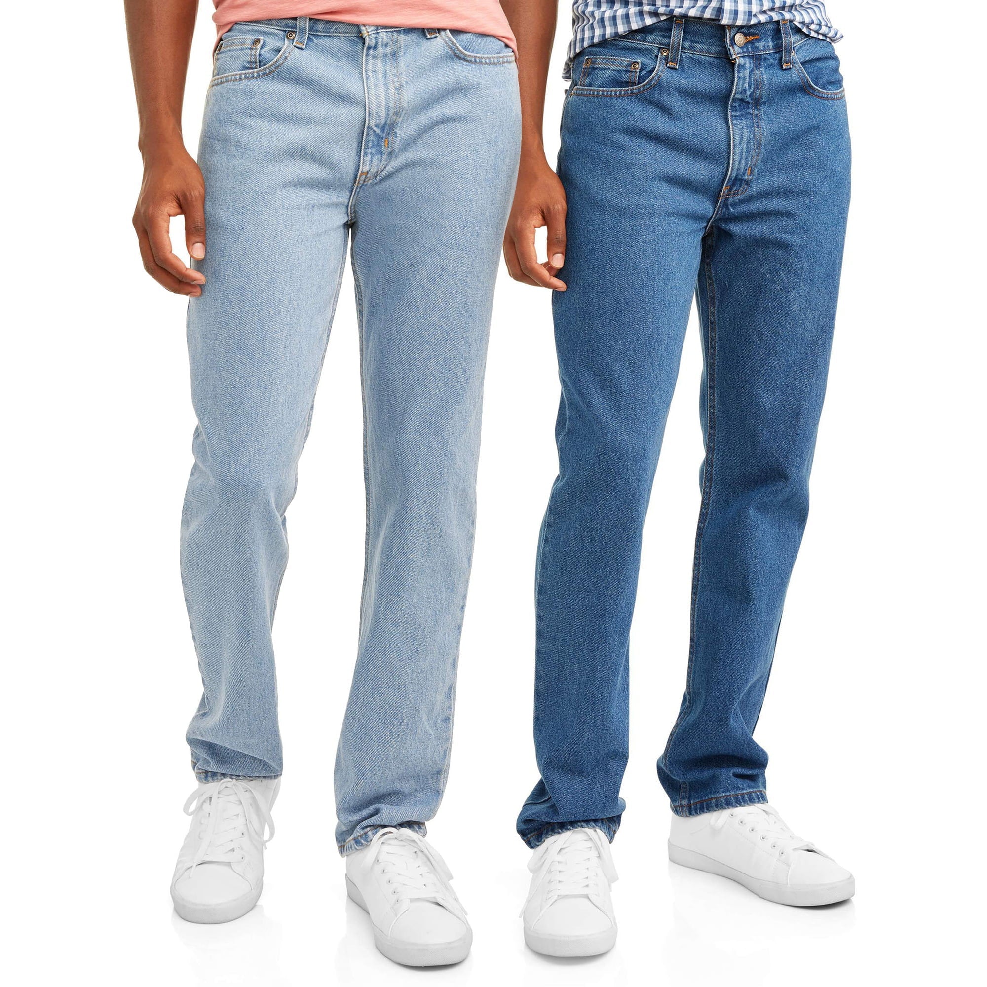 George Men's Regular Fit Jeans, 2-Pack