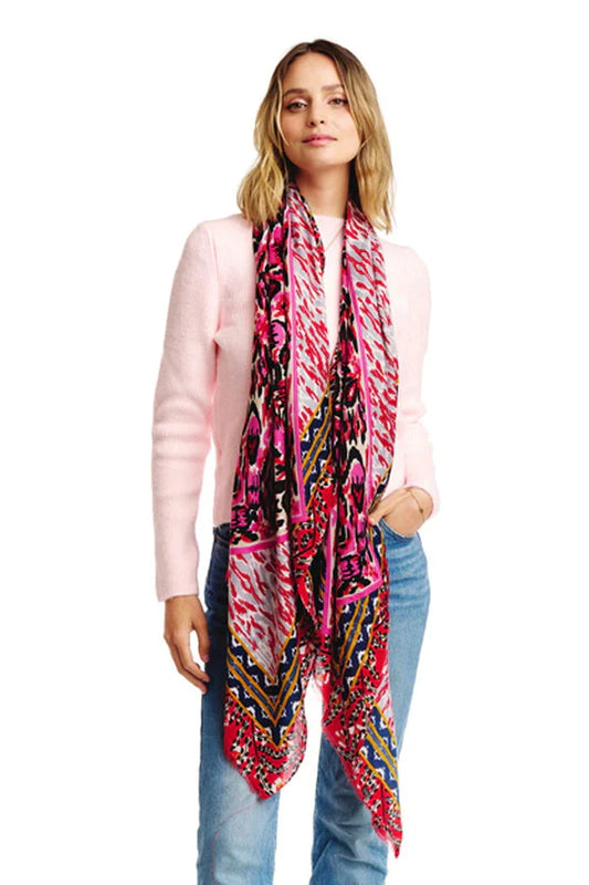 Multi Color Light Weight Oblong Scarf