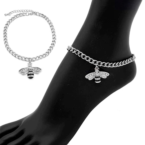 Honey Bee Charm Chain Fashion Anklet