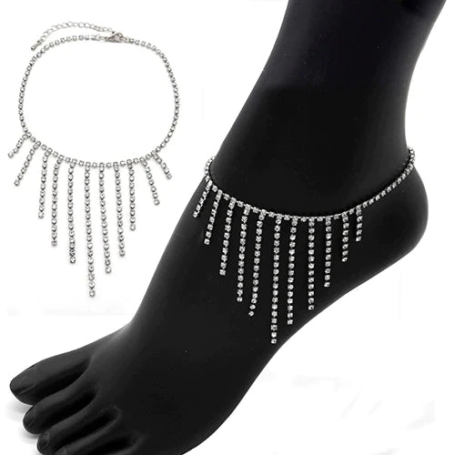 Rhinestone fringe Chain Fashion Anklet