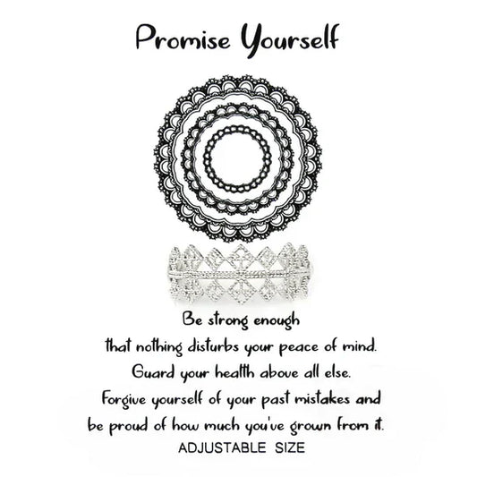 Tell Your Story: PROMISE YOURSELF Adjustable Ring