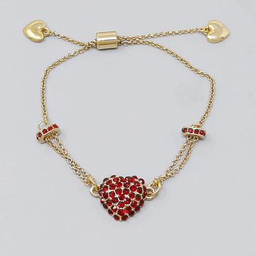 Heart Charm Delicate Bracelet
