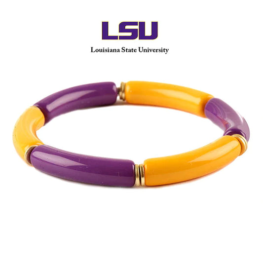 Game Day College Football Acetate Stretch Bracelet